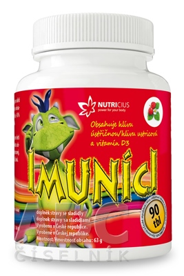 IMUNÍCI Hliva ustricová s vitamínom D3 pre deti