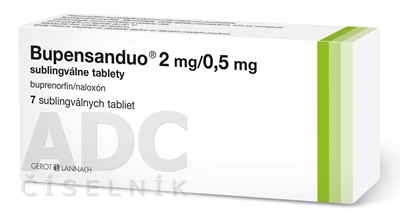 Bupensanduo 2 mg/0,5 mg sublingválne tablety