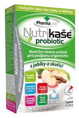 Nutrikaša probiotic - s jablkami a škoricou