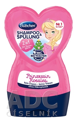 BUBCHEN KIDS SHP+KONDICIONÉR 2v1 PRINCEZNÁ ROSALEA