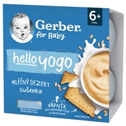 Gerber hello yogo MLIEČNY DEZERT Sušienka