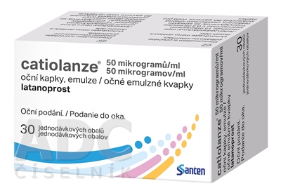 Catiolanze 50 µg/ml očné emulzné kvapky