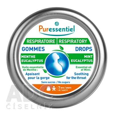 PURESSENTIEL RESPIRATORY Gumové pastilky