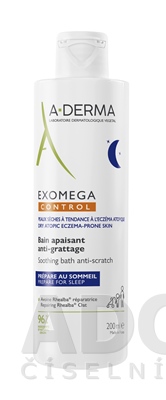 A-DERMA EXOMEGA CONTROL Upokojujúci kúpeľ
