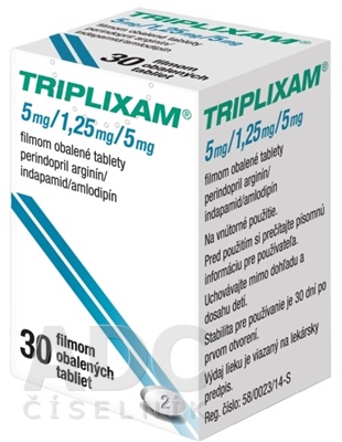 TRIPLIXAM 5 mg/1,25 mg/5 mg