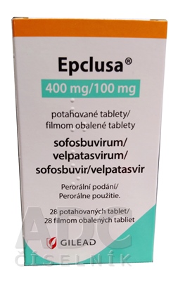 Epclusa 400 mg/100 mg filmom obalené tablety