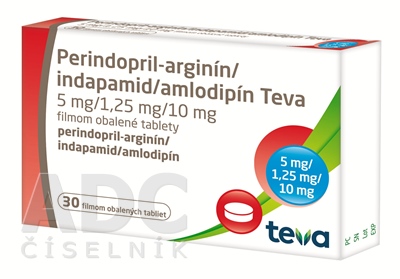 Perindopril-arginín/indapamid/amlodipín Teva