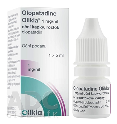 Olopatadine Olikla 1 mg/ml očné roztokové kvapky