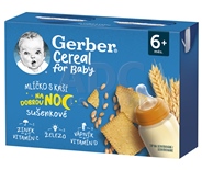 Gerber Cereal MLIEČKO S KAŠOU Dobrú noc Sušienkové