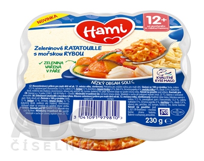Hami príkrm Ratatouille s morskou rybou