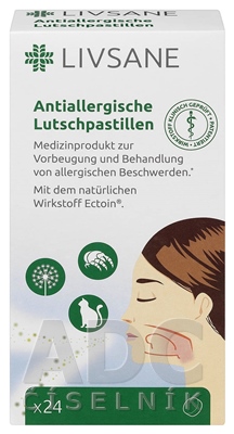 LIVSANE Antialergické pastilky