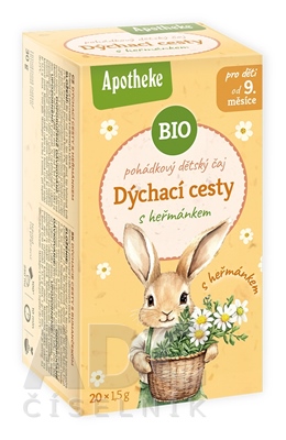 APOTHEKE ROZPRÁVKA Dýchacie cesty s rumančekom Bio