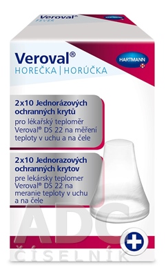 Veroval Jednorázové kryty pre dotykový IČ teplomer