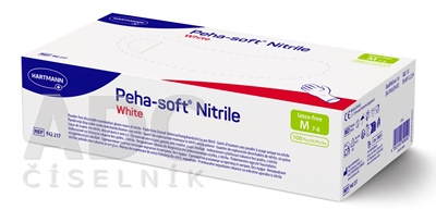 Peha-soft nitrile white M vyšetrovacie rukavice