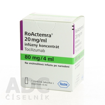 RoActemra 20 mg/ml infúzny koncentrát
