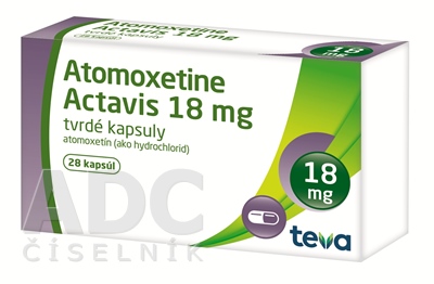 Atomoxetine Actavis 18 mg
