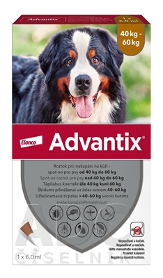 Advantix Spot-on pre psy od 40 do 60 kg