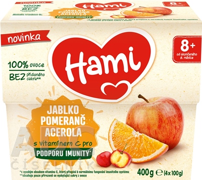 Hami 100% ovocie JABLKO POMARANČ ACEROLA