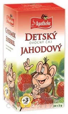 APOTHEKE DETSKÝ OVOCNÝ ČAJ JAHODOVÝ