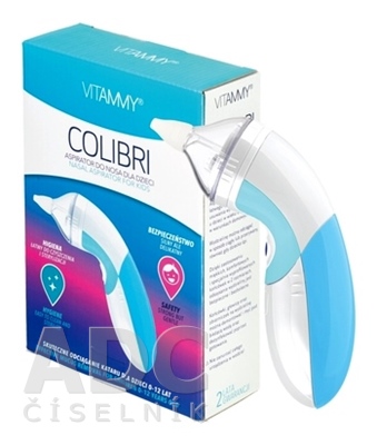 VITAMMY COLIBRI Elektrická odsávačka hlienov