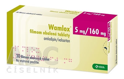 Wamlox 5 mg/160 mg filmom obalené tablety