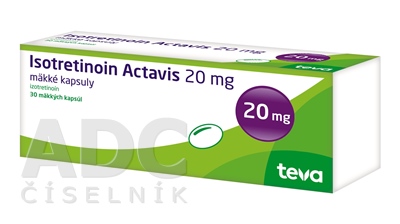 Isotretinoin Actavis 20 mg