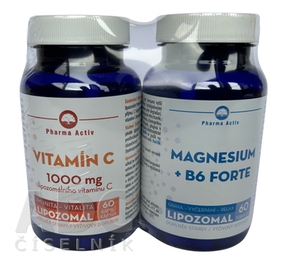Pharma Activ MAGNESIUM+B6 FORTE+ Vitamín C 1000 mg