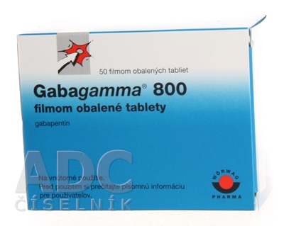 Gabagamma 800 filmom obalené tablety