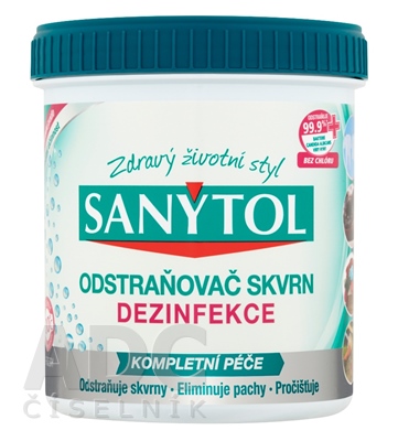 SANYTOL DEZINFEKCIA ODSTRAŇOVAČ ŠKVŔN