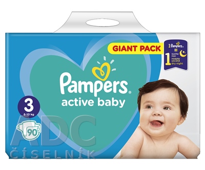 PAMPERS active baby Giant Pack 3 Midi