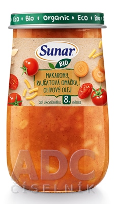 Sunar BIO príkrm MAKARÓNY PARADAJKOVÁ OMÁČKA