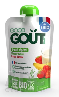 Good Gout BIO Ovsený dezert s jahodou a banánom