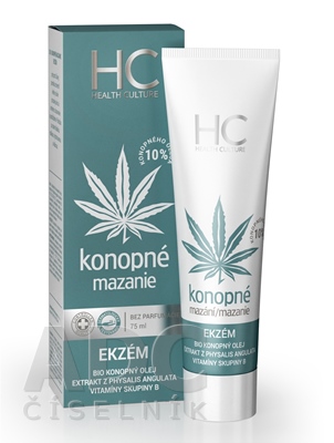 Health culture Konopné mazanie EKZÉM