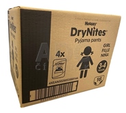HUGGIES DryNites S pre dievčatá (3-4 roky) JUMBO