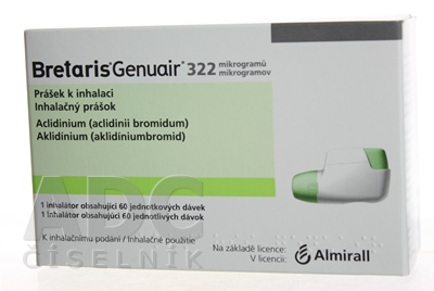 Bretaris Genuair 322 mikrogramov inhalačný prášok