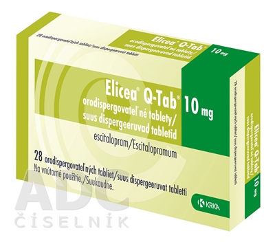 Elicea Q-Tab 10 mg orodispergovateľné tablety