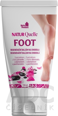NATURQuelle FOOT Regeneračný balzam na chodidlá