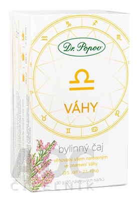Dr. Popov Bylinný čaj VÁHY