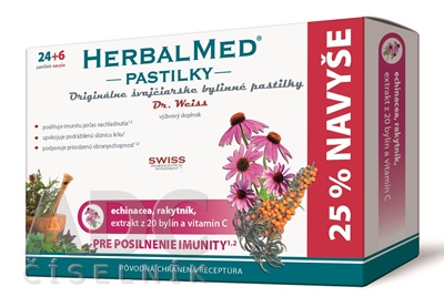 HERBALMED PASTILKY pre posilnenie imunity - Dr.W.