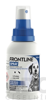 FRONTLINE SPRAY 2,5 mg/ml kožný sprej, roztok