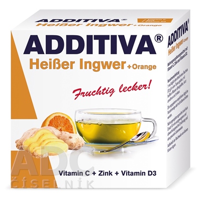 ADDITIVA Horúci dúšok Zázvor s pomarančom