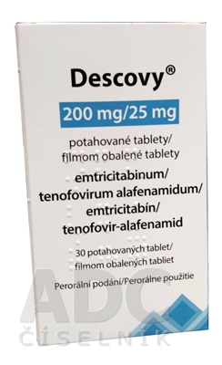 Descovy 200 mg/25 mg filmom obalené tablety