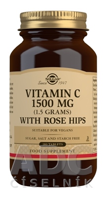 Solgar Vitamin C 1500 mg so šípkami