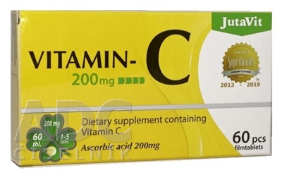 JutaVit Vitamín C 200 mg