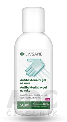 LIVSANE Antibakteriálny gél na ruky