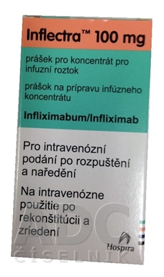 Inflectra 100 mg prášok na infúzny koncentrát