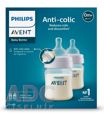 AVENT FĽAŠA Anti-colic 125 ml