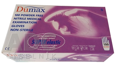 DUMAX RUKAVICE nitrilové vyšetrovacie