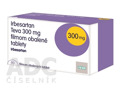 Irbesartan Teva 300 mg filmom obalené tablety