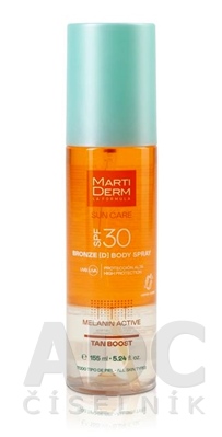 MartiDerm SUN CARE BRONZE D BODY SPRAY SPF 30